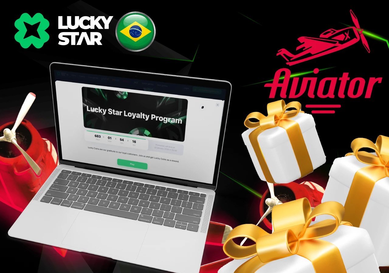 Bónus da Lucky Star Brasil para novos utilizadores