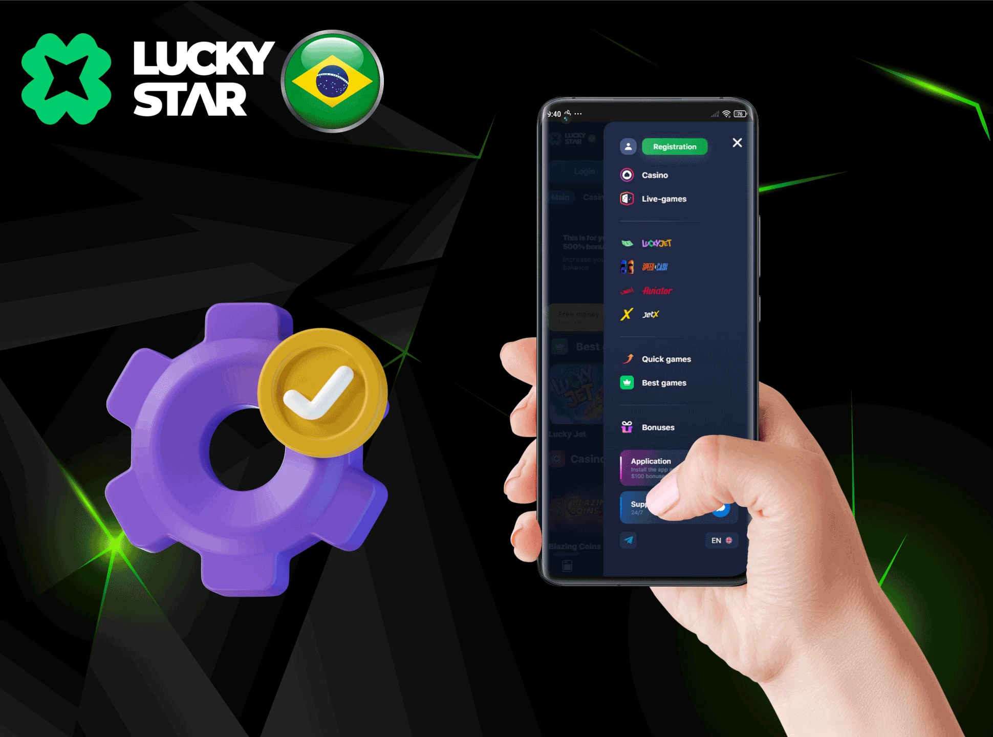 Vantagens de utilizar a versão móvel do Lucky Star